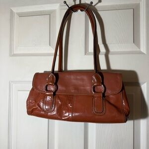 Elegant Brown Leather Women's Bag